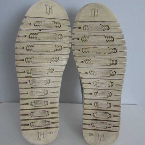 Ilse Jacobsen Womens 8.5 - 9 Shoes Sage Green Floral Tulip 139 Slip On Floral 39 - Picture 14 of 15